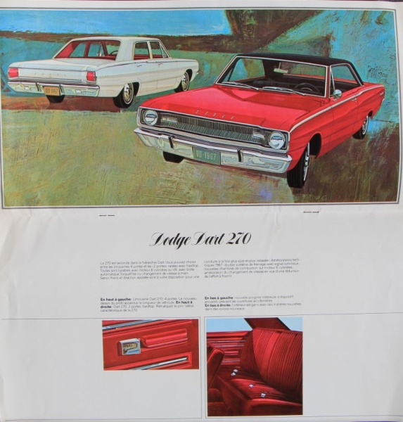 Dodge Dart Modelprogram 1967 Carbrochure (1049)
